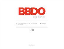 Tablet Screenshot of bbdo.pt